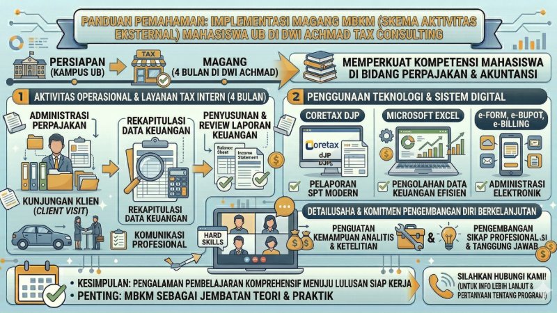 Peran Tax Intern dalam Pelaksanaan MBKM SAE di Kantor Konsultan Pajak Dwi Achmad Tax Consulting
