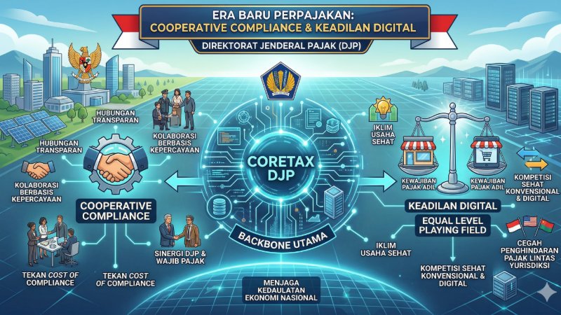 Coretax Jadi Fondasi Baru Sistem Pajak Indonesia, DJP Dorong Cooperative Compliance
